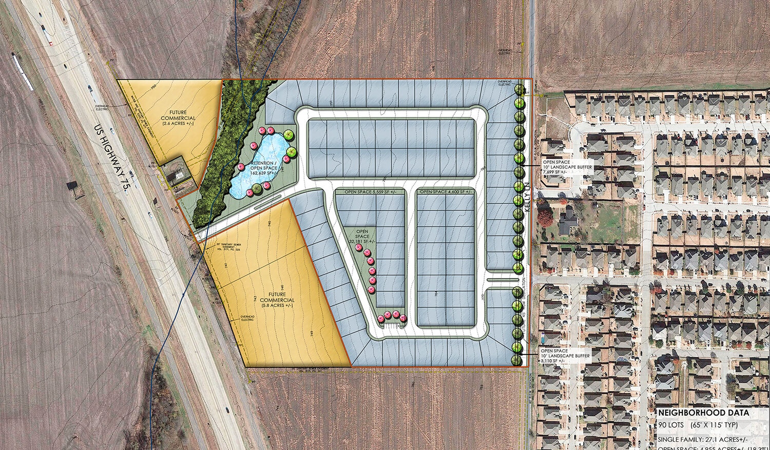 TINSLEY MEADOWS - CONCEPT (90 LOTS) 2022-03.14